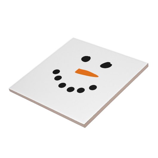 雪だるま顔 タイル (側面)