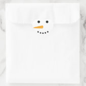 雪だるま顔 ハートシール (バッグ)
