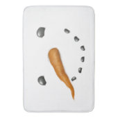 雪だるま顔 バスマット (正面縦)