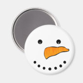 雪だるま顔 マグネット (正面/裏面)