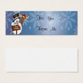 雪だるま (正面&裏面)