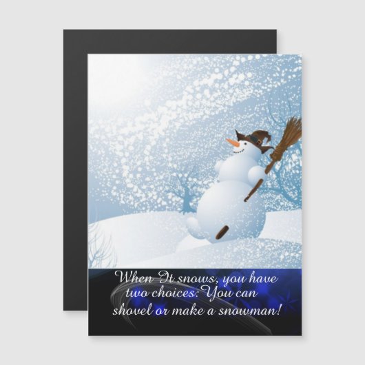 雪だるま (正面/裏面)