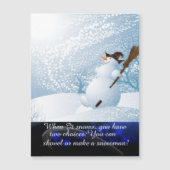 雪だるま (正面)