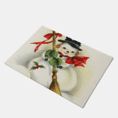 雪だるま01 ドアマット (アングル)