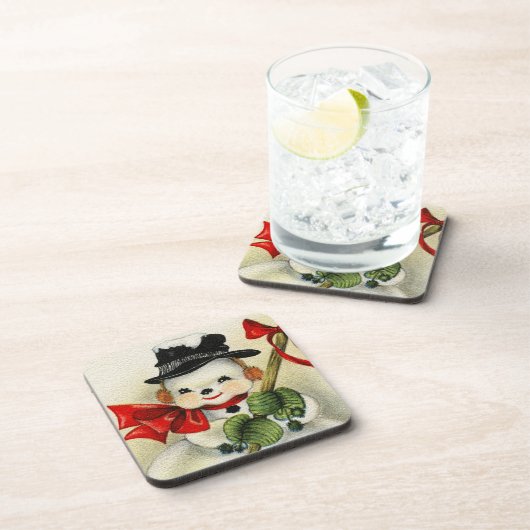 雪だるま04 コースター (右側)