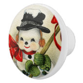 雪だるま04 セラミックノブ (右)