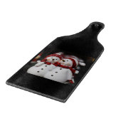 雪だるま20150907 カッティングボード (角)