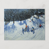 雪だるま2 ポストカード (正面)