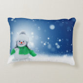 雪だるま アクセントクッション (裏面)