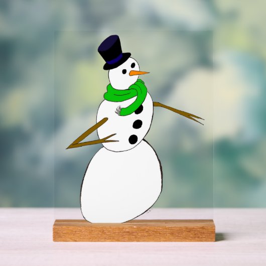 雪だるま アクリルサイン (ニュートラル)