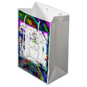 「雪だるま・イン・リビング・カラー」（中）抱き枕 ミディアムペーパーバッグ (正面アングル)