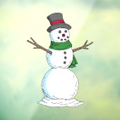 雪だるま ウィンドウサイン (シート3)