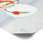 雪だるま&ウッドランドフレンドズインウィンターワンダーランド ポスター (コーナー)