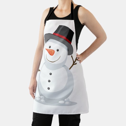 雪だるま エプロン (インサイチュ)