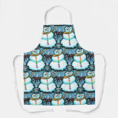 雪だるま エプロン (正面)