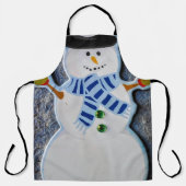 雪だるま エプロン (正面)