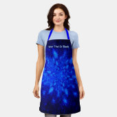 雪だるま エプロン (着用した状態)