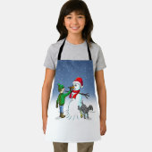 雪だるま エプロン (インサイチュ)