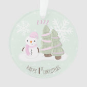 雪だるま オーナメント (正面)