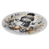 雪だるま カッティングボード (角)