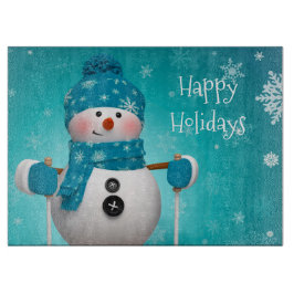 雪だるま カッティングボード