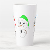 雪だるま カフェラテマグ (正面)