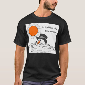 雪だるま-カリフォルニアの…!! Tシャツ