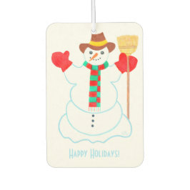 雪だるま カーエアーフレッシュナー