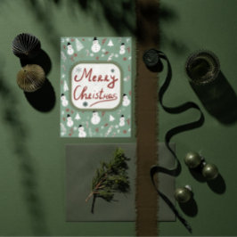 雪だるま カード