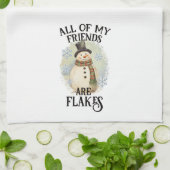 雪だるま キッチンタオル (折り畳み)