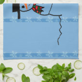 雪だるま キッチンタオル (折り畳み)