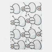 雪だるま キッチンタオル (縦)