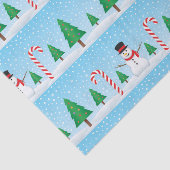 雪だるま&キャンディーケーンウィンターワンダーランド 薄葉紙 (詳細)