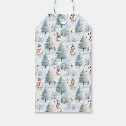 雪だるま ギフトタグ (正面)