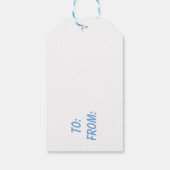 雪だるま ギフトタグ (裏面)