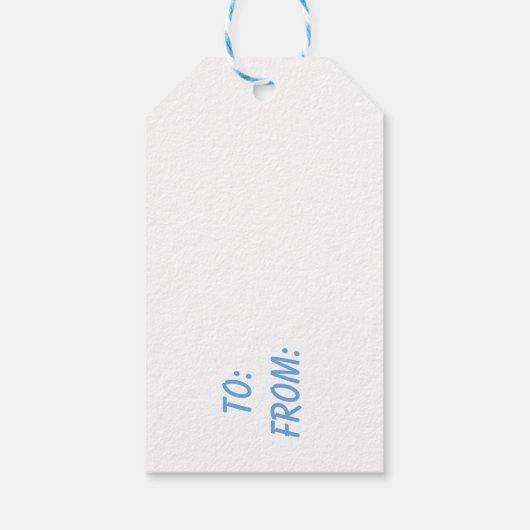 雪だるま ギフトタグ (裏面)