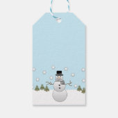 雪だるま ギフトタグ (裏面)