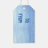 雪だるま ギフトタグ (裏面)