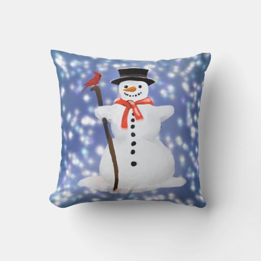 雪だるま クッション (正面)
