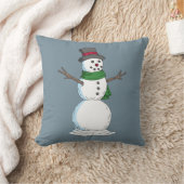 雪だるま クッション (ブランケット)