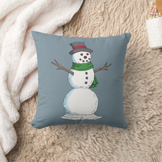 雪だるま クッション (ブランケット)