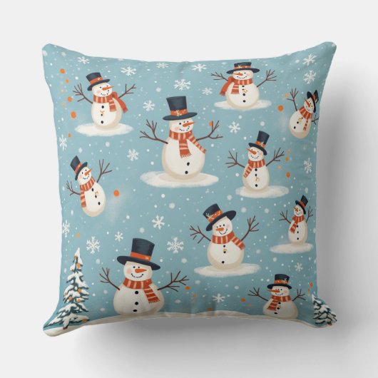 雪だるま クッション (裏面)