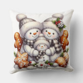 雪だるま クッション (裏面)