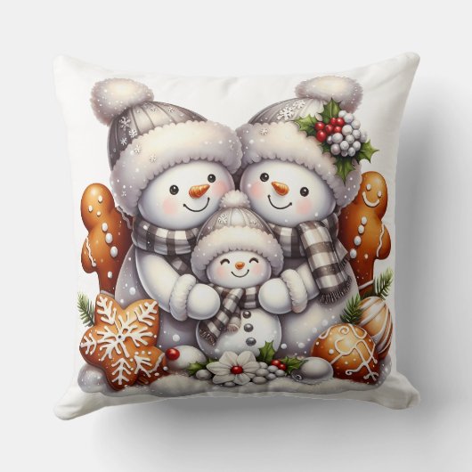 雪だるま クッション (裏面)