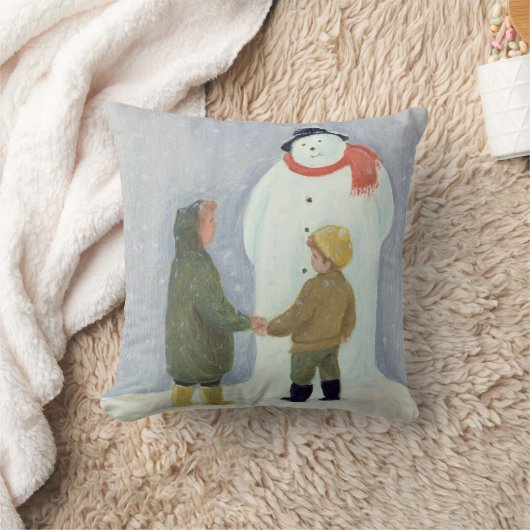 雪だるま クッション (ブランケット)