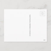 雪だるま-クリスマスはがき シーズンポストカード (裏面)