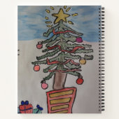 雪だるま&クリスマスツリースパイラルノート ノートブック (裏面)