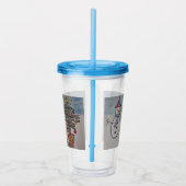 雪だるま&クリスマスツリー アクリルタンブラー (右)