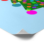 雪だるま&クリスマスツリー#4ポスター ポスター (角)