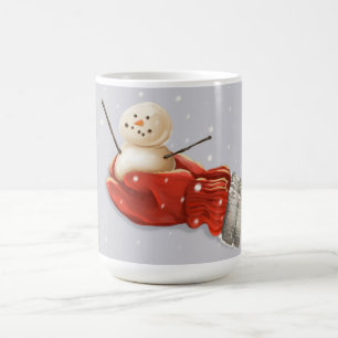 雪だるま コーヒーマグカップ